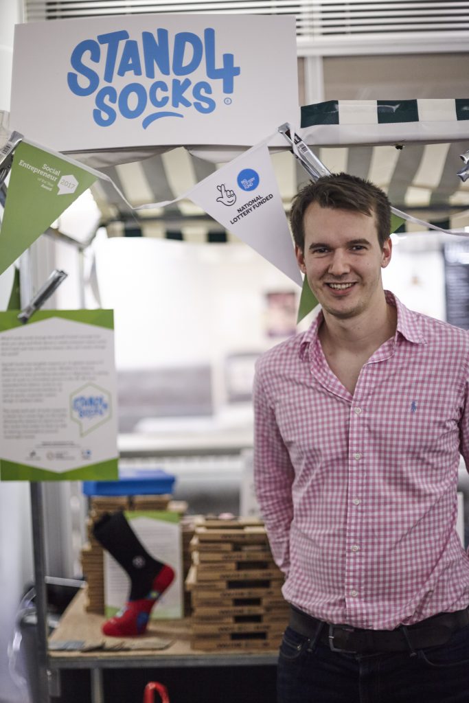 Josh Turner at Social Entrepreneur of the Year Award in 2017