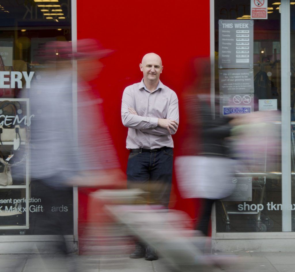 Pictured in Southampton city centre, Hampshire is Jonathan Beebee. Pic: Chris Balcombe