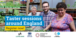 Taster session for the Lloyds Bank and Bank of Scotland Social Entrepreneurs Programme