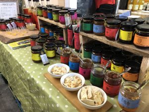 Photo of Sticky Business products - part of Scotswood Garden. It sells preserves like jams and chutneys. 