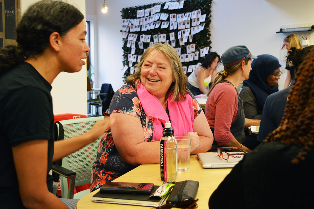 Group work at tables at Igniting Change in Lambeth session 2 (run by the School for Social Entrepreneurs and hosted by Impact Brixton)