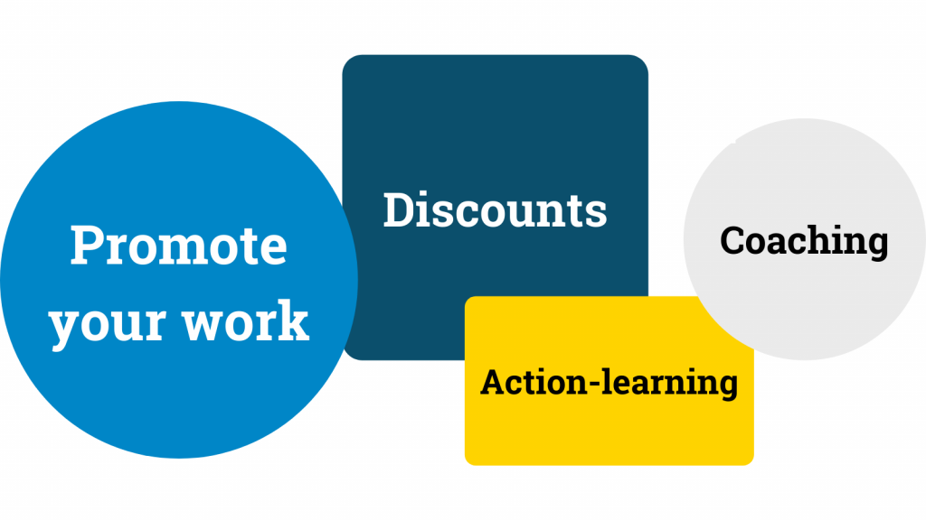 Promote your work discounts action learning coaching