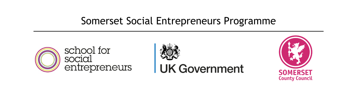 Logos for SSE, UK Gov, and Somerset County Council